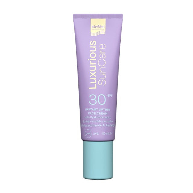 Intermed Luxurious Suncare Instant Lifting with Hyaluronic Acid Αντιρυτιδική Κρέμα Προσώπου με Υαλουρονικό Οξύ & SPF30, 50ml