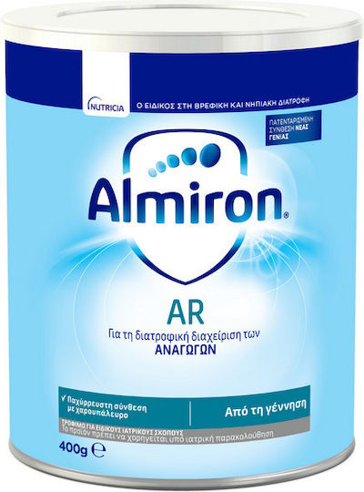 Nutricia Almiron AR 400g - Ρόφημα Γάλακτος σε Σκόνη Αντιαναγωγικό από τη Γέννηση