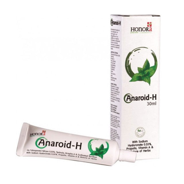 Honora Pharma Anaroid-H Hemoroids Cream Κρέμα για την Ανακούφιση των Συμπτωμάτων των Αιμορροίδων και των Ραγάδων του Πρωκτού, 30ml