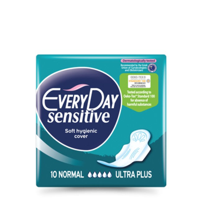 EveryDay Sensitive Ultra Plus Normal Σερβιετες 10τμχ