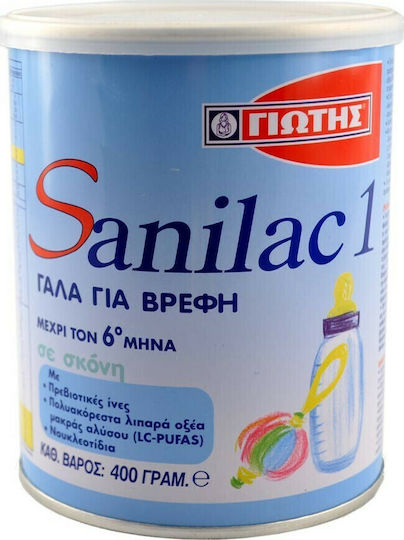 Γιώτης – Sanilac 1 Γάλα σε Σκόνη μέχρι τον 6ο Μήνα 800gr
