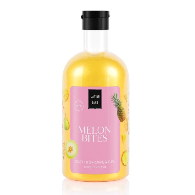 Lavish Care Bath & Shower Gel Melon Bites Aφρόλουτρο, 500ml
