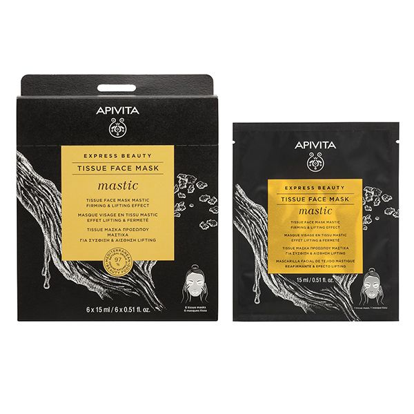 Apivita Tissue Face Mask Pumpkin Sheet Μάσκα Προσώπου για Σύσφιξη 15ml