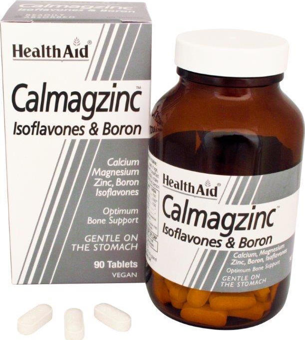 Health Aid Calmagzinc Συμπλήρωμα Διατροφής με Συνδυασμό Μετάλλων για Υγιή Οστά 90 Ταμπλέτες