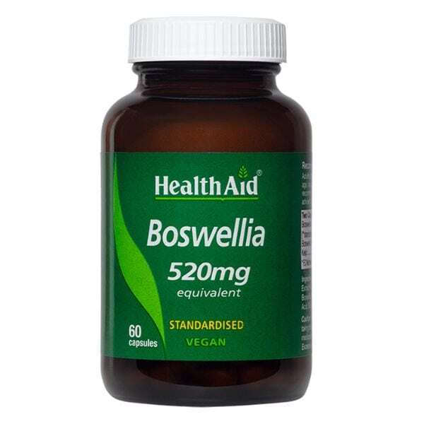 Health Aid Boswellia 520mg Συμπλήρωμα Διατροφής με Βότανα για τα Οστά & της Αρθρώσεις 60 κάψουλες