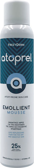 Frezyderm Atoprel Emollient Ενυδατική Mousse Σώματος για Ατοπικές Επιδερμίδες 200ml