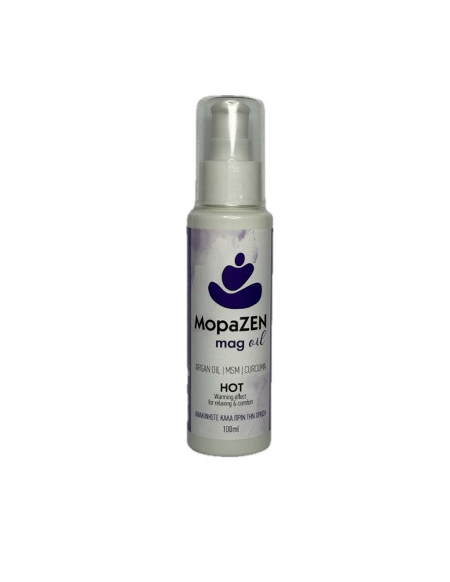 Mopazen Mag Oil HOT, Ξηρό Έλαιο Σώματος Με Μαγνήσιο & MSM 100ml