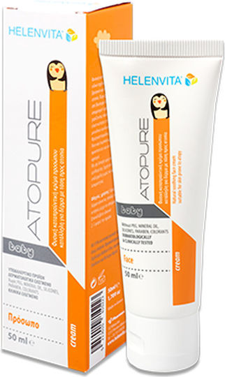 Helenvita Atopure Baby Face Cream για Ατοπικό Δέρμα 50ml