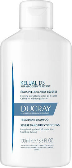 Ducray Kelual DS Shampoo, Σαμπουάν Αγωγής για Σοβαρές Απολεπιστικές Καταστάσεις με Κνησμό 100ml