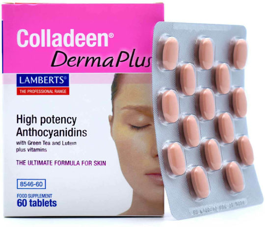 Lamberts Colladeen Derma Plus με Ισχυρή Αντιοξειδωτική Δράση, 60tabs