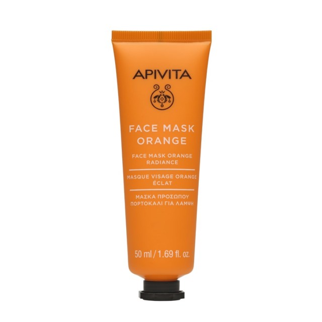Apivita Face Mask Orange Μάσκα Ομορφιάς Προσώπου για Λάμψη Με Νιασιναμίδη 50ml
