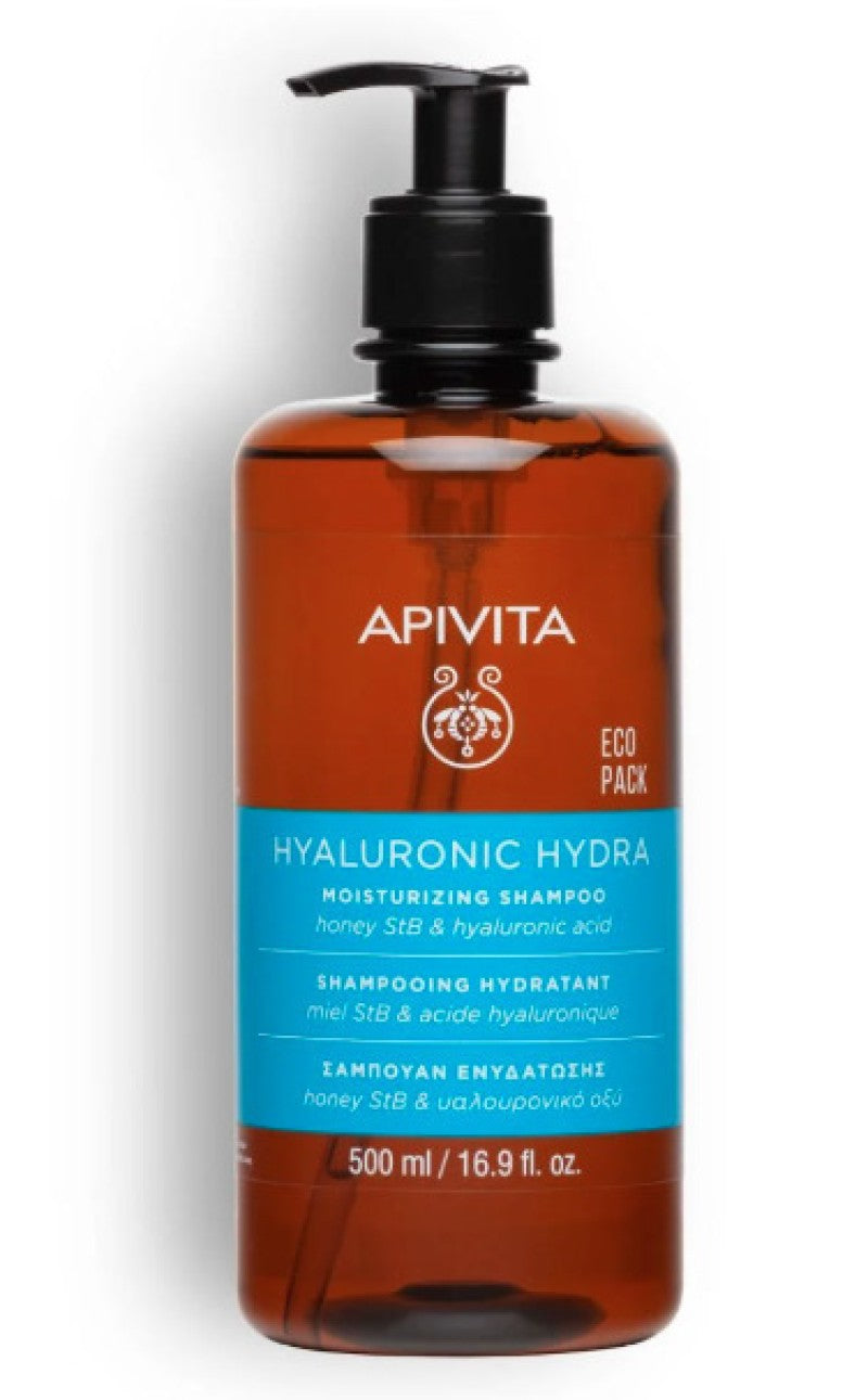 Apivita Hyaluronic Hydra Σαμπουάν Ενυδάτωσης, 500ml