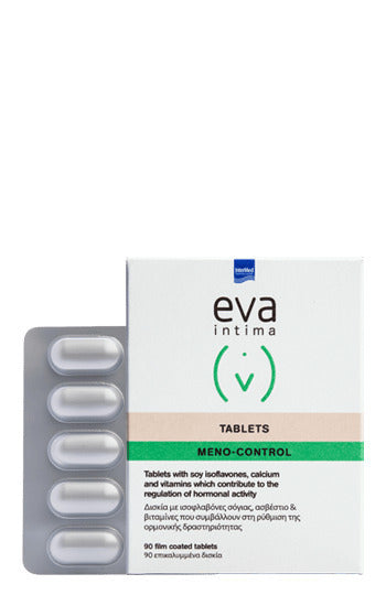 InterMed Eva Intima Tablets Meno-Control Συμπλήρωμα για την Εμμηνόπαυση 90 ταμπλέτες