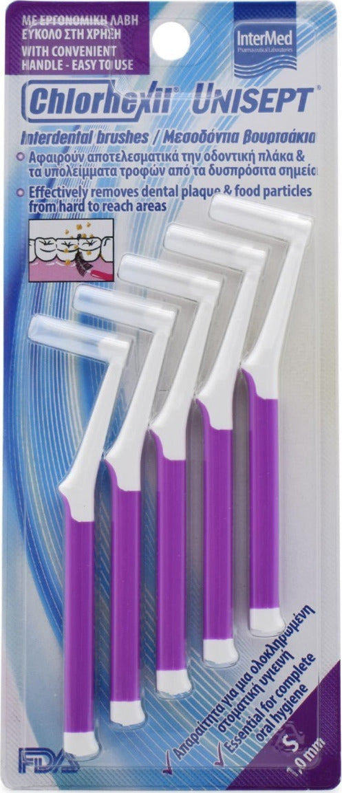 Intermed Ergonomic InterBrush Μεσοδόντια Βουρτσάκια Size 6 (1,1mm) 5τμχ
