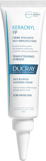 Ducray Keracnyl PP+ Kρέμα Προσώπου για Δέρμα με Τάση Ακμής Ερυθρά Σπυράκια, 30ml