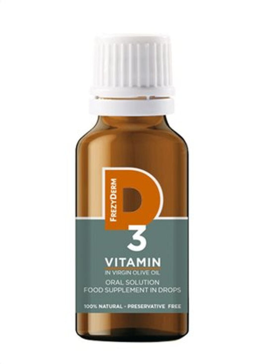 Frezyderm Vitamin D3 Βιταμίνη για Ενίσχυση του Ανοσοποιητικού & την Υγεία των Οστών 200iu 20ml