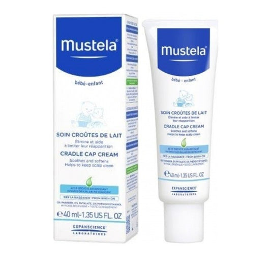 Mustela Cradle Cap Cream Καταπραϋντική κρέμα για τη νινίδα 40ml