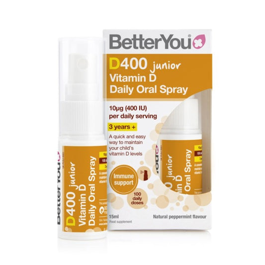 BetterYou D400 Junior Vitamin D Daily Oral Spray 10mg 400iu 15ml (Στοματικό Σπρέι για Παιδιά με Βιτα