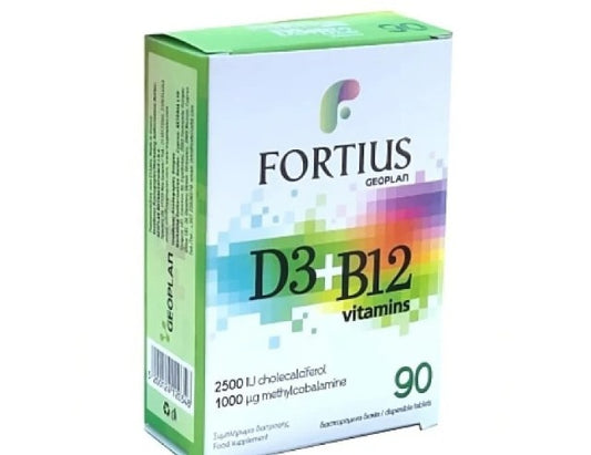 FORTIUS 2500IU D3+B12 90TABL