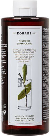 KORRES ΔΑΦΝΗ και ECHINACEA ΣΑΜΠΟΥΑΝ ΓΙΑ ΠΙΤΥΡΙΔΑ και ΞΗΡΟΔΕΡΜΙΑ 250ml