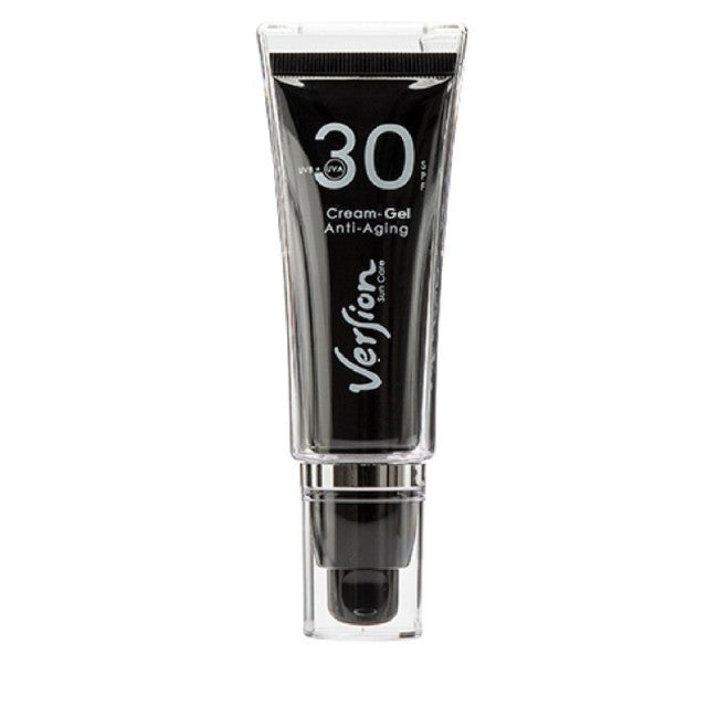 Version Sun Care Invisible Cream Gel Αντηλιακή Αντιρυτιδική Αόρατη Κρέμα Προσώπου SPF30, 50ml