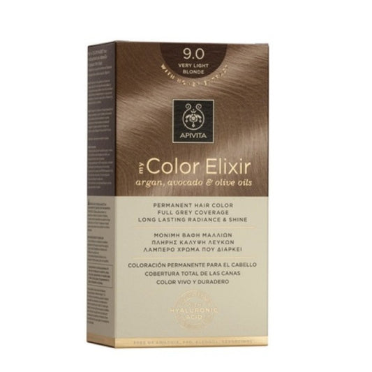 Apivita My Color Elixir Βαφή Μαλλιών Χωρίς Αμμωνία 9.0 Ξανθό Πολύ Ανοιχτό 50ml