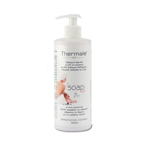 THERMALE MED SOAP PH 5.5 ΓΙΑ ΤΗΝ ΚΑΘΗΜΕΡΙΝΗ ΥΓΙΕΙΝΗ ΤΗΣ ΕΠΙΔΕΡΜΙΔΑΣ ΤΗΣ ΕΥΑΙΣΘΗΤΗΣ ΠΕΡΙΟΧΗΣ 500ML