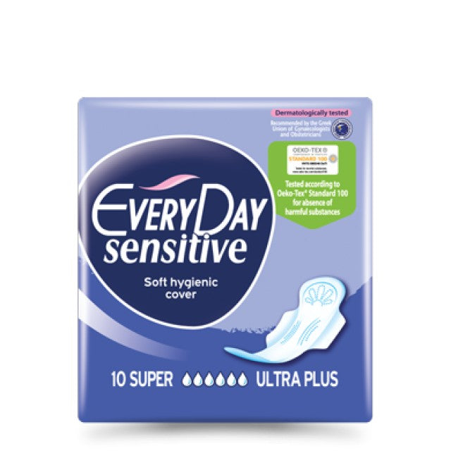 EveryDay Sensitive Ultra Plus Super Σερβιετες 10τμχ