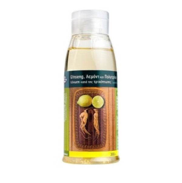 Inoplus Σαμπουάν Κατά της Τριχόπτωσης με Ginseng Λεμόνι και Πολυτρίχι 250ml
