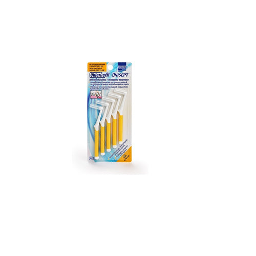 Intermed Chlorhexil Interdental Brushes M 1.2mm Μεσοδόντια βουρτσάκια καθαρισμού με λαβή 5 τεμάχια