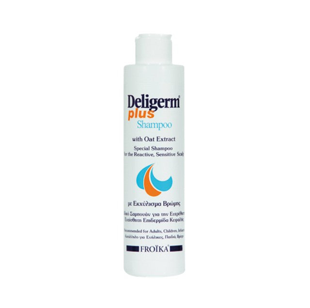 Froika Deligerm Plus Shampoo Ειδικό Σαμπουάν για Αντιδραστικό & Ευαίσθητο Τριχωτό Κεφαλής, 200ml