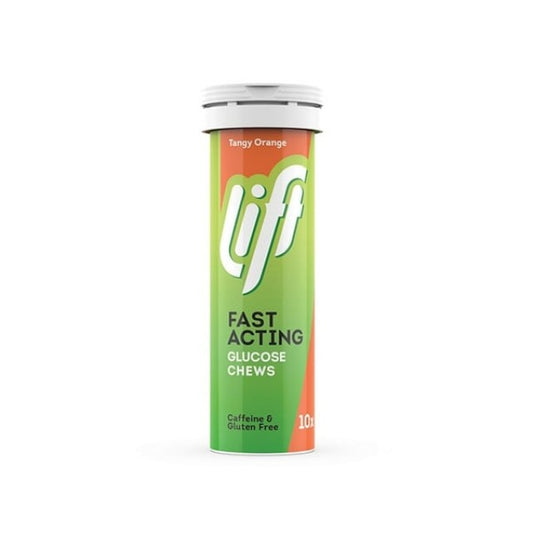 Gluco Tabs Lift Fast Acting Tangy Orange Ταμπλέτες Γλυκόζης με Γεύση Πορτοκάλι, 10 tabs
