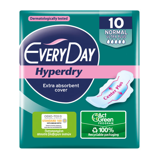 Every Day Σερβιέτες Ultra Plus Hyperdry Normal 10τμχ