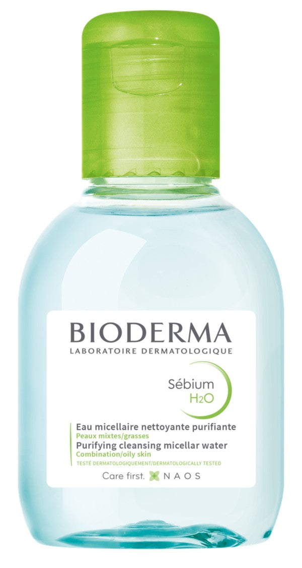 Bioderma Sebium H2O Δερματολογικό Νερό Καθαρισμού Micellaire Απομακρύνει το Μακιγιάζ & Ρύπους για Μεικτό/Λιπαρό ή με Τάση Ακμής Δέρμα, 100ml