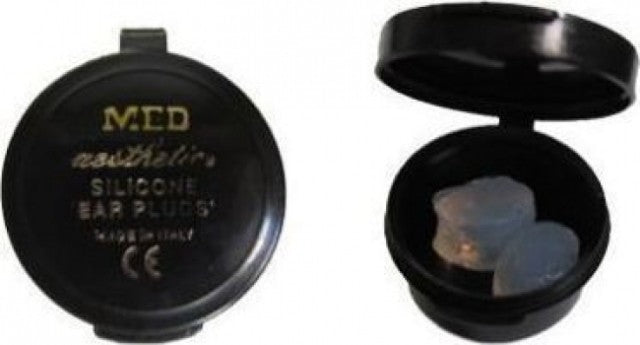 Med Europe Ωτοασπίδες Σιλικόνης σε Θήκη, 1 ζεύγος