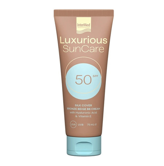 Intermed Luxurious SunCare SPF50 Silk Cover bronze Beige BB Cream  προσωπου 75ml