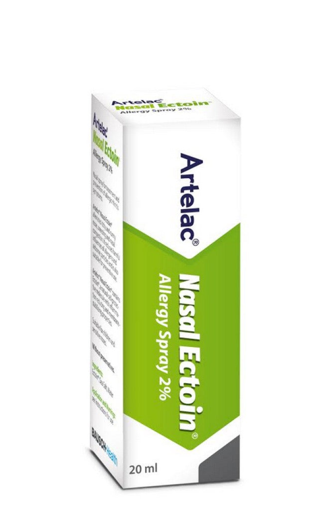 Artelac Nasal Ectoin Allergy Spray 2% 20ml - Ρινικό Σπρέι για την πρόληψη και την αντιμετώπιση των συμπτωμάτων της αλλεργικής ρινίτιδας.