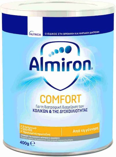 NUTRICIA ALMIRON COMFORT, ΒΡΕΦΙΚΟ ΓΑΛΑ ΣΕ ΣΚΟΝΗ ΚΑΤΑ ΤΩΝ ΚΟΛΙΚΩΝ & ΤΗΣ ΔΥΣΚΟΙΛΙΟΤΗΤΑΣ ΑΠΟ 0+ ΜΗΝΩΝ 400gr