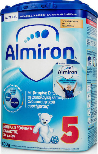 Nutricia Almiron 5 Νηπιακό Ρόφημα Γάλακτος 3+ ετών 800gr