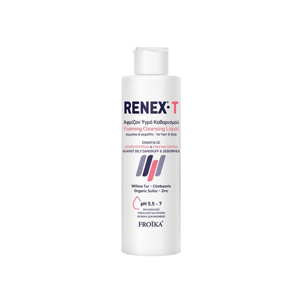 Froika Renex T Body & Head Cleansing Liquid Υγρό Καθαρισμού Σώματος & Κεφαλής, 200ml