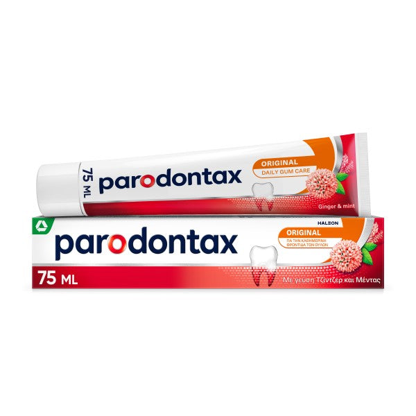 Parodontax Original με γεύση Μέντας και Τζίντζερ, Οδοντόκρεμα για Ούλα που Αιμοραγούν, 75 ml