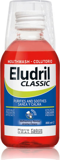 Eludril Classic Στοματικό Διάλυμα για Προστασία των Ούλων 200m