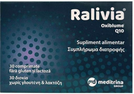 Meditrina Ralivia Συμπλήρωμα Διατροφής με Oxiblume & Q10 για την Καλή Λειτουργία του Ουροποιητικού Συστήματος στους Άντρες 30tabs