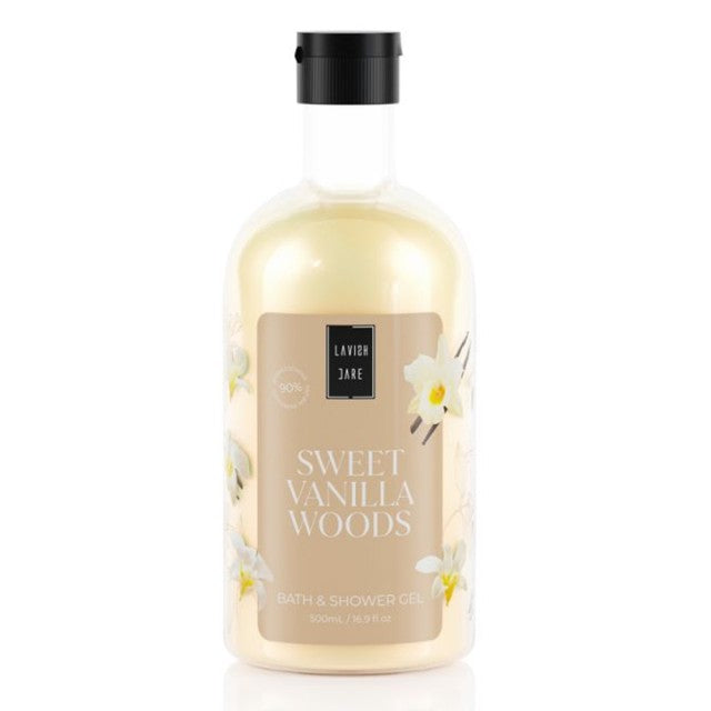Lavish Care Sweet Vanilla Woods Shower Gel Αφρόλουτρο 500ml (Βανίλια)