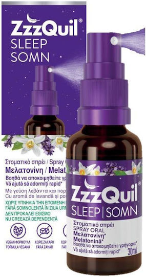 ZzzQuil Natura Melatonin Spray Στοματικό Σπρέι Μελατονίνης 30ml