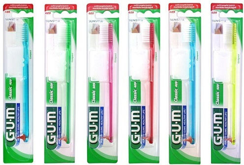 GUM Classic Compact 409 Οδοντόβουρτσα Soft (Τυχαία Επιλογή)