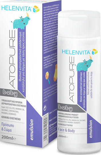 Helenvita Atopure Emulsion βρεφικη/παιδικη Κρέμα για Ενυδάτωση 200ml
