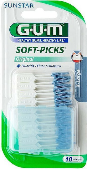 GUM Soft Picks Original Μεσοδόντιες Οδοντογλυφίδες Extra Large Πράσινες 6τμχ