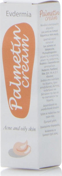 Evdermia Palmetin Cream Κρέμα για Λιπαρό Δέρμα με Τάση Ακμής 40ml