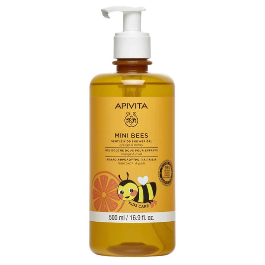 Apivita Παιδικό Αφρόλουτρο Mini Bees με Μέλι / Πορτοκάλι σε Μορφή Gel 500ml